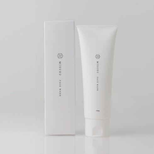 【MISUZU】 骨髄由来ヒト幹細胞コスメ フェイスウォッシュ 洗顔 100g (FACE WASH)無合成油 シリコンフリー エタノールフリー 【送料無料】【別途送料地域あり】 スキンケア 洗顔料 化粧落とし